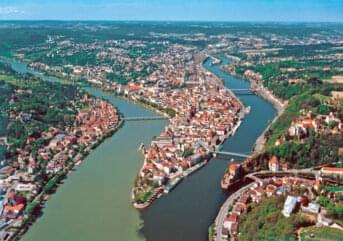 Passau Luftaufnahme