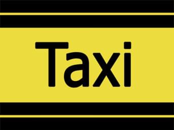 Taxi Schild