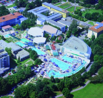 Bad Füssing Geschichte - Luftbild Europa Therme