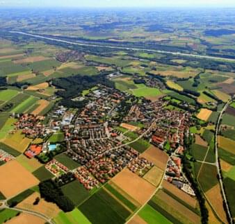 Geschichte Bad Füssing - Luftbild