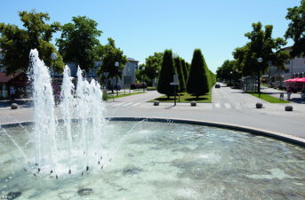 Bad Füssing Impressionen - Blick in die Thermalbadstraße