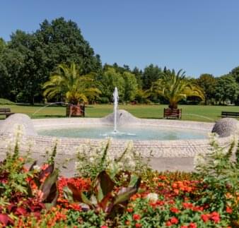 Kurpark Sommer - Brunnen