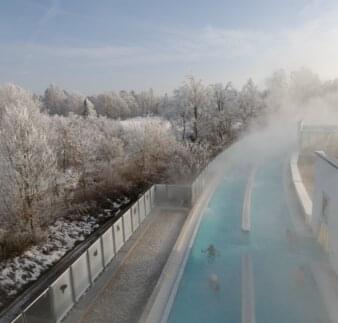 Winter-Impressionen - Strömungskanal Europa Therme