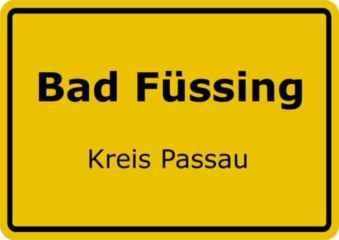 Ortsschild Bad Füssing