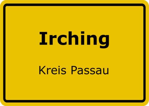 Ortsschild Irching