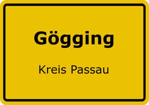 Ortsschild Gögging