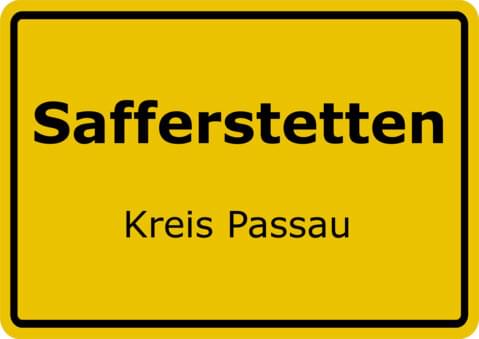 Ortsschild Safferstetten