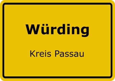 Ortsschild Würding