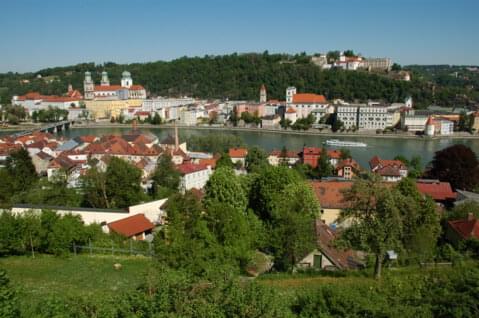 Passau Panoramablick von Maria-hilf